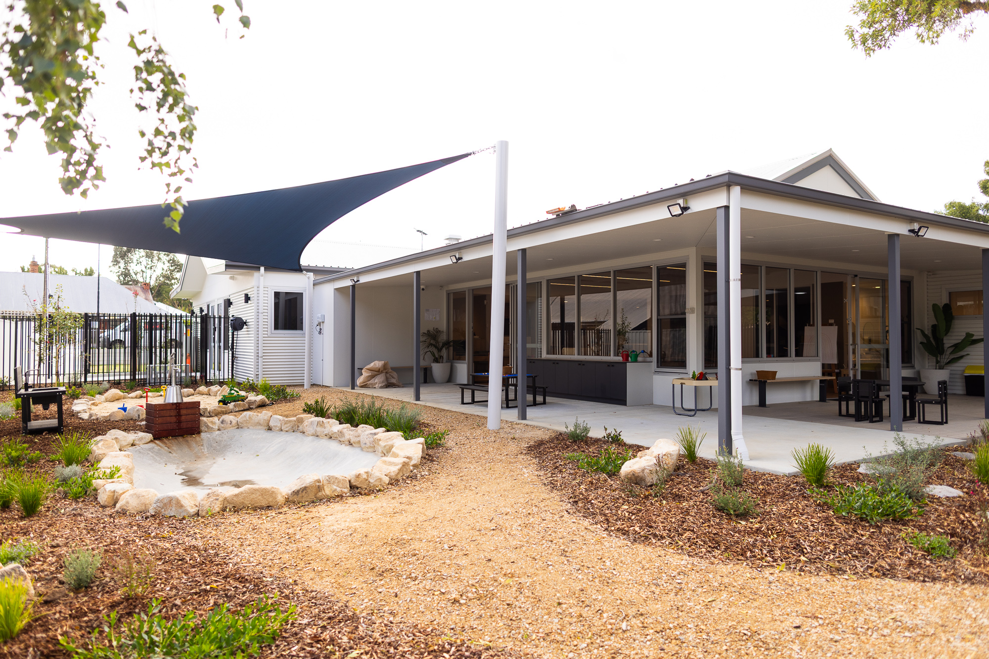 St Michael’s Early Learning Centre outdoor play area and modern learning facilities